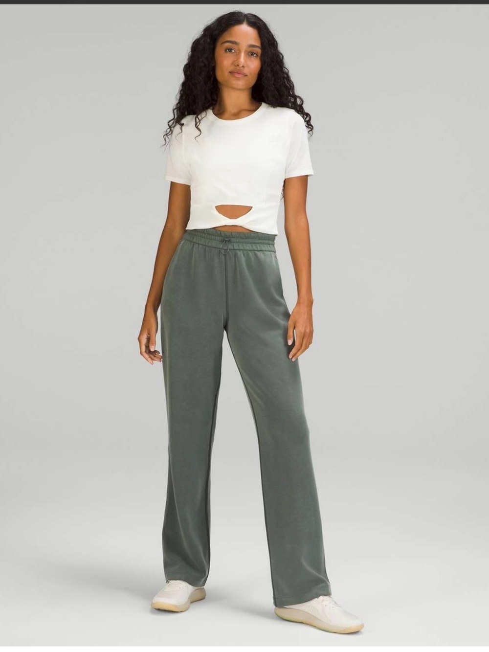 Women’s Lululemon Softstreme High-Rise Pant smoked Spruce green size 2